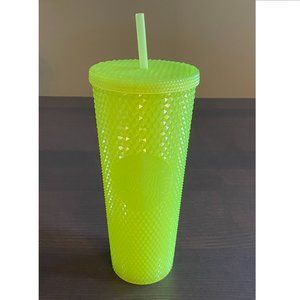 Starbucks Venti 24oz Neon Yellow-Green Tumbler - Glow-in-the-dark